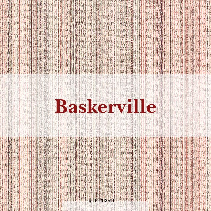 Baskerville example