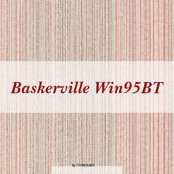 Baskerville Win95BT example