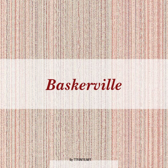 Baskerville example