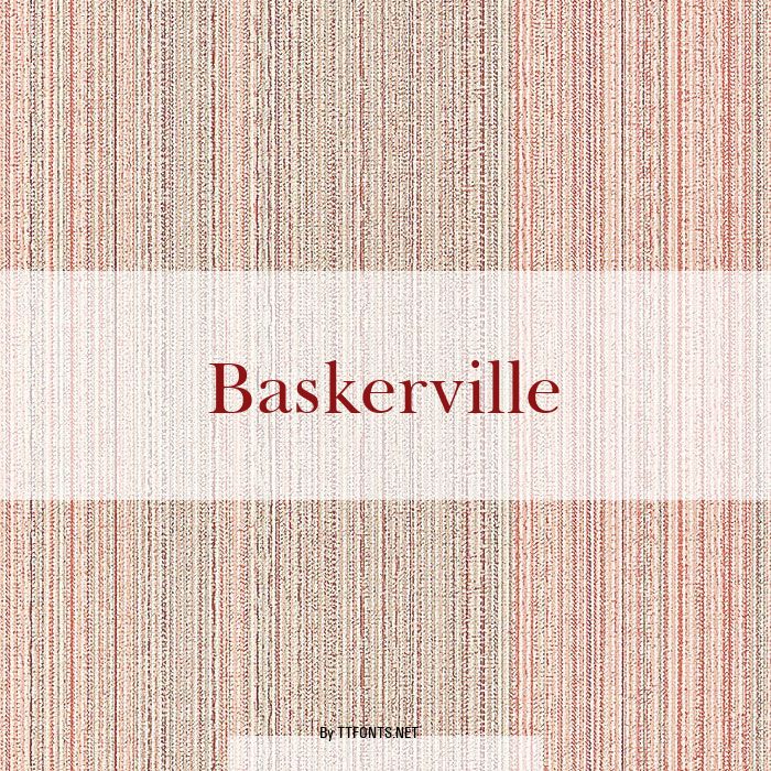 Baskerville example