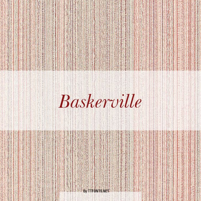 Baskerville example