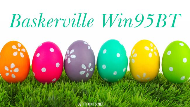 Baskerville Win95BT example
