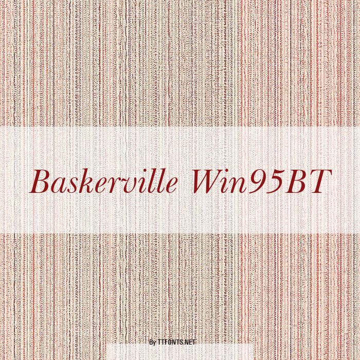 Baskerville Win95BT example