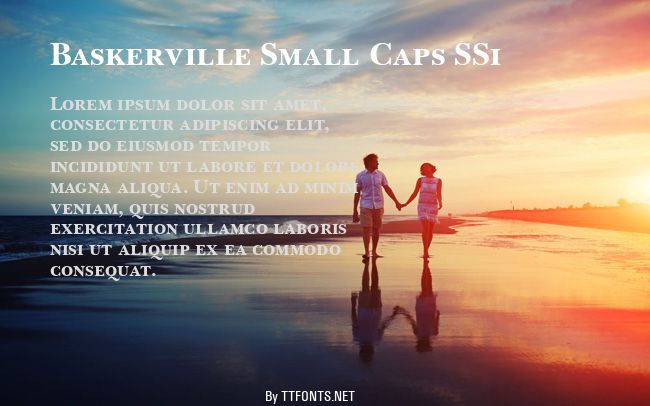 Baskerville Small Caps SSi example