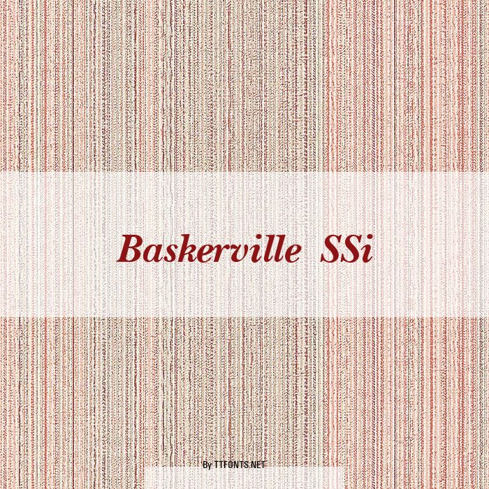 Baskerville SSi example