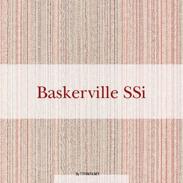 Baskerville SSi example