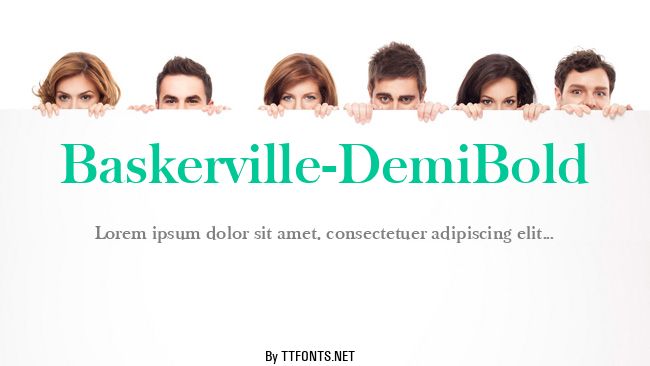 Baskerville-DemiBold example