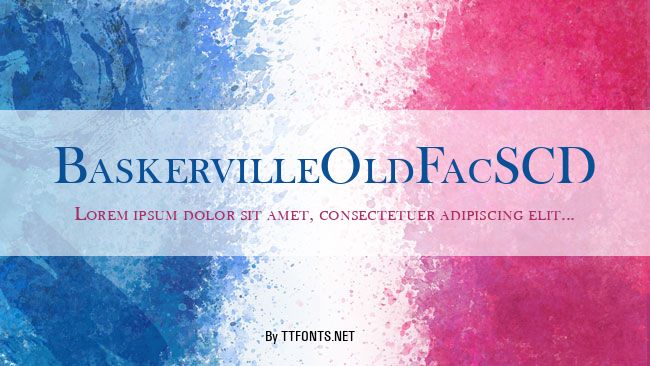 BaskervilleOldFacSCD example