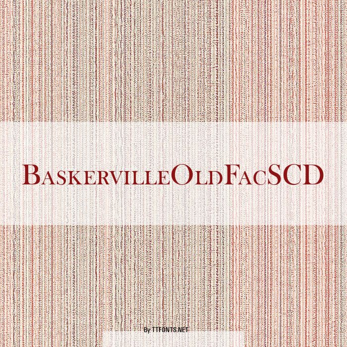 BaskervilleOldFacSCD example