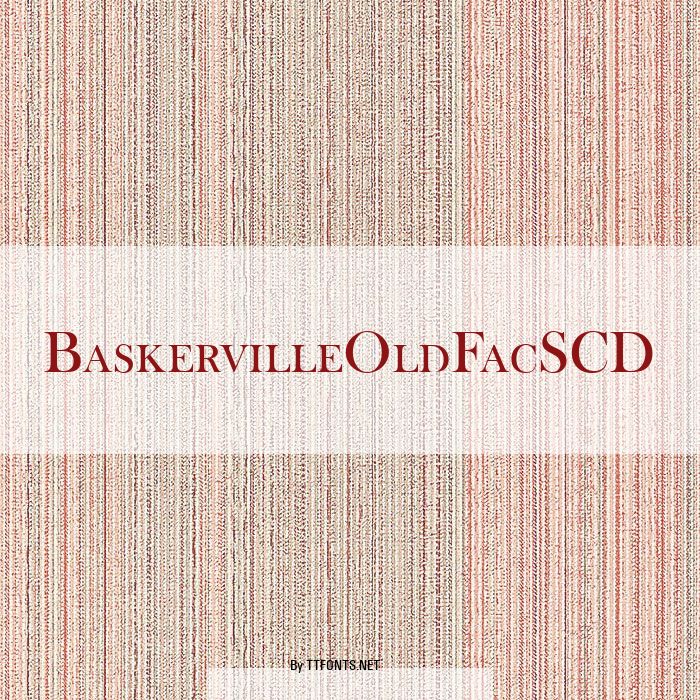 BaskervilleOldFacSCD example