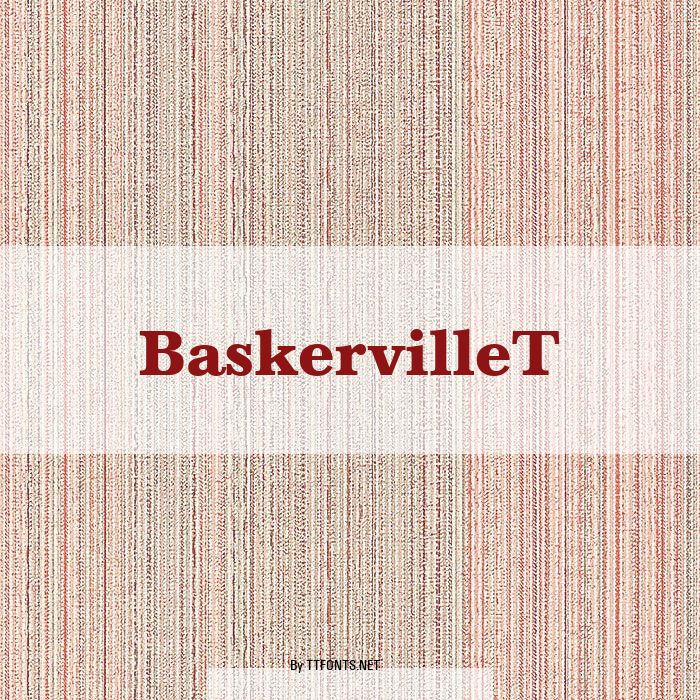 BaskervilleT example