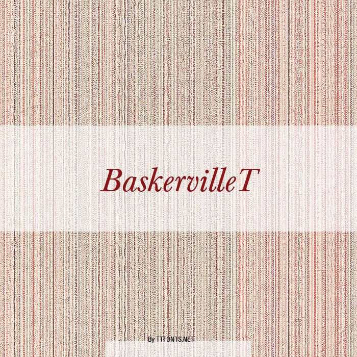 BaskervilleT example