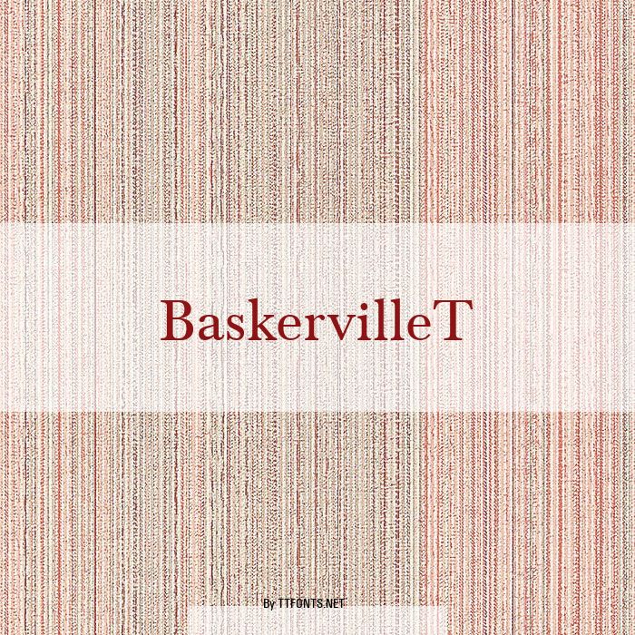 BaskervilleT example