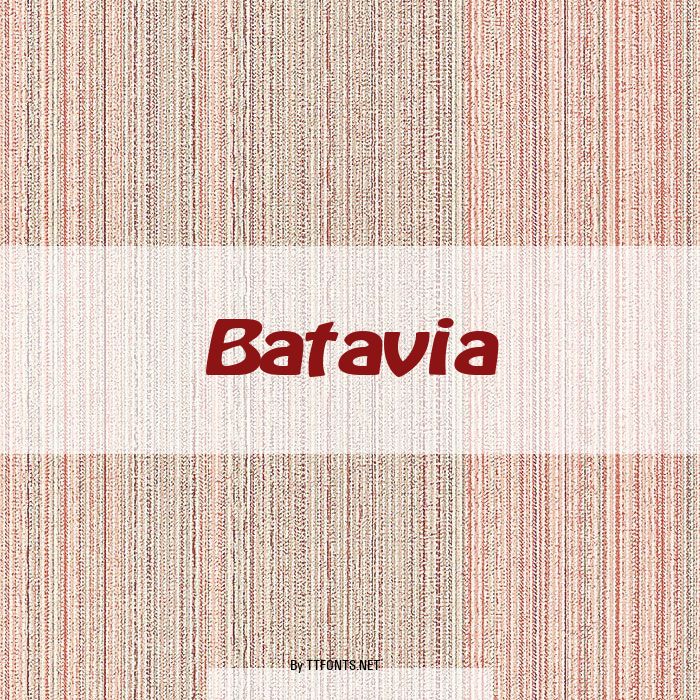 Batavia example