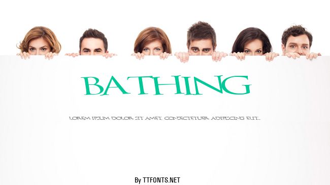 Bathing example