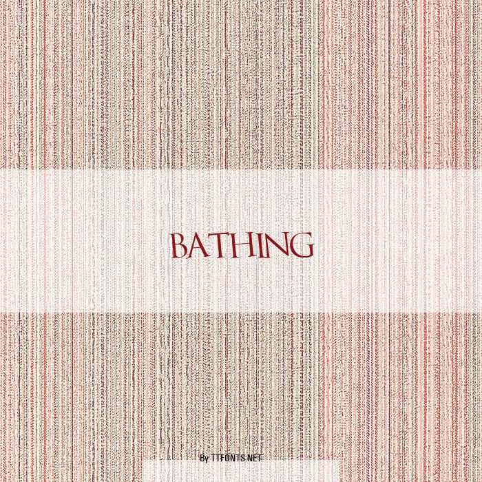 Bathing example