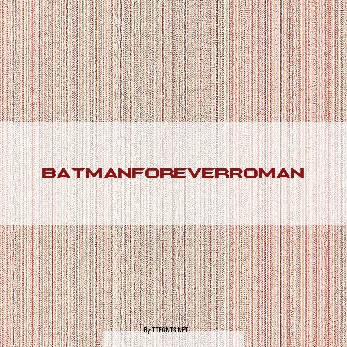 BatmanForeverRoman example
