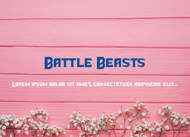 Battle Beasts example