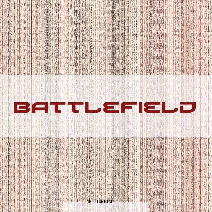 Battlefield Normal Truetype Font