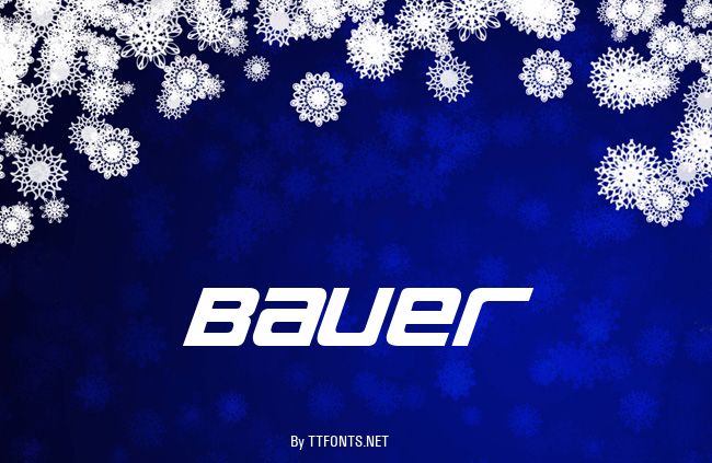 Bauer example