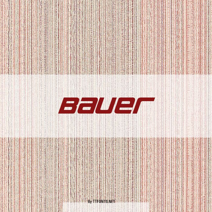 Bauer example