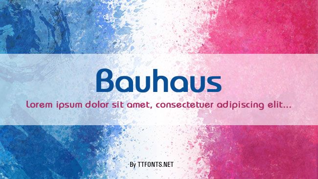 Bauhaus example