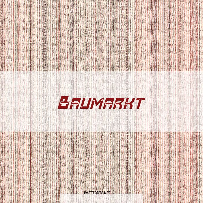 Baumarkt example