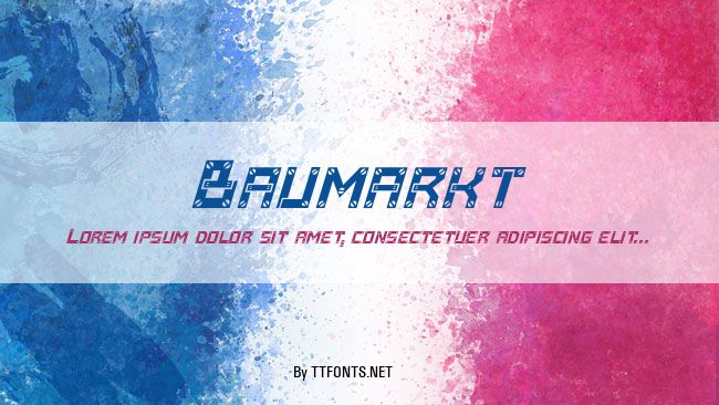 Baumarkt example