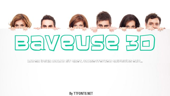 Baveuse 3D example