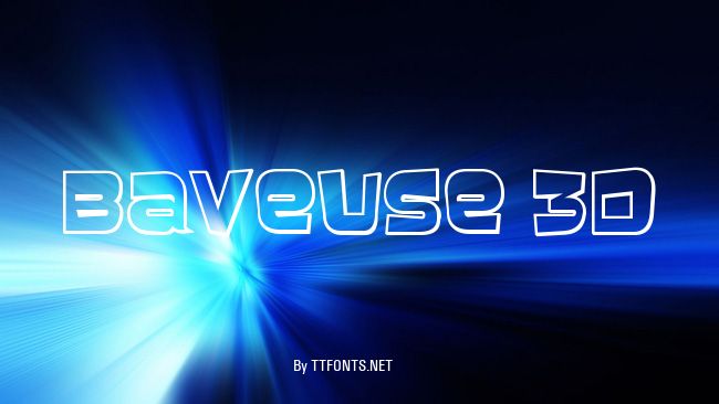 Baveuse 3D example