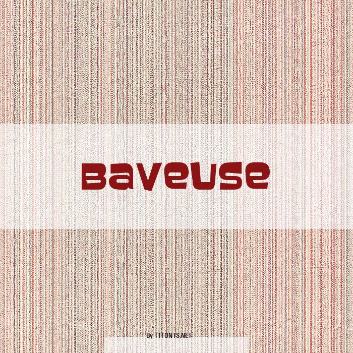 Baveuse example