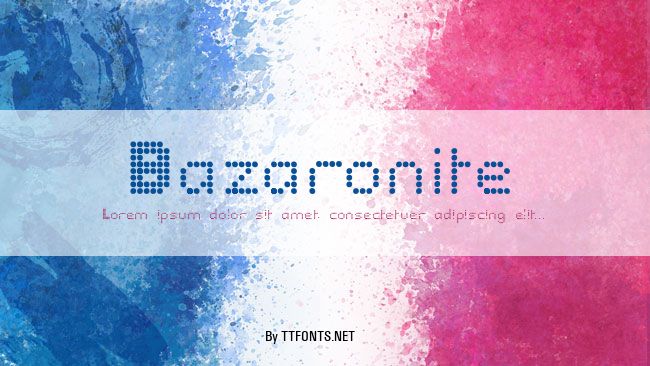 Bazaronite example