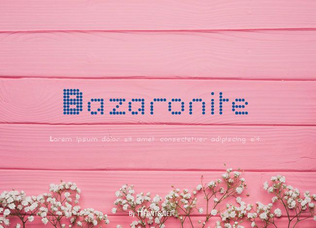 Bazaronite example