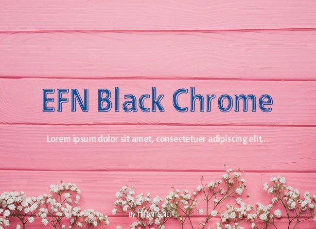 EFN Black Chrome example