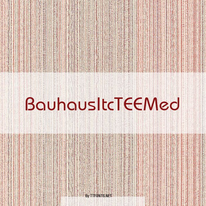 BauhausItcTEEMed example