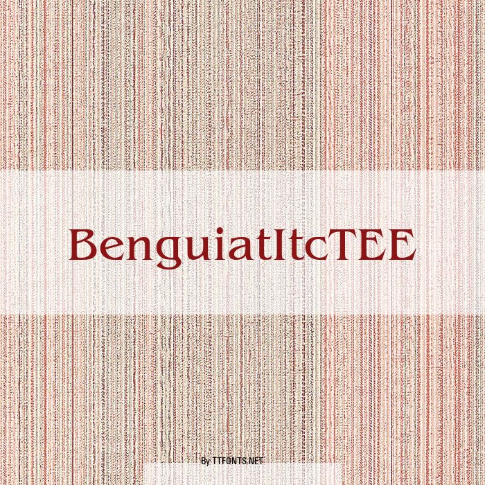 BenguiatItcTEE example