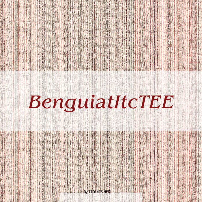 BenguiatItcTEE example