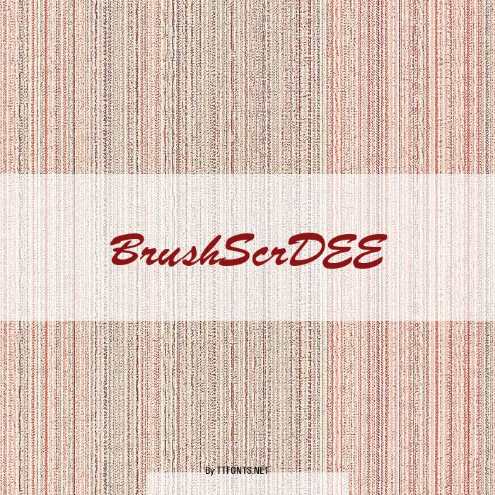BrushScrDEE example