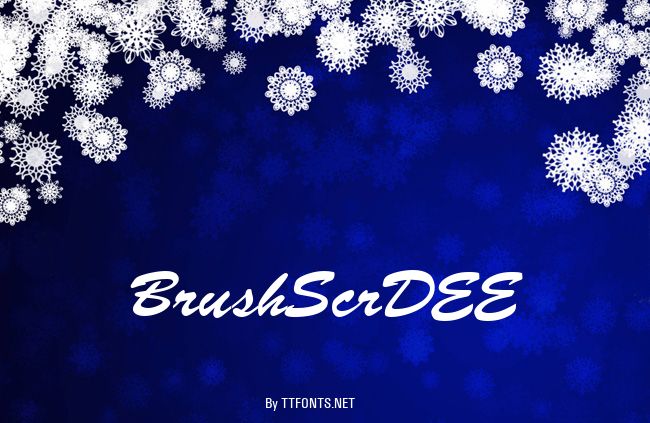 BrushScrDEE example
