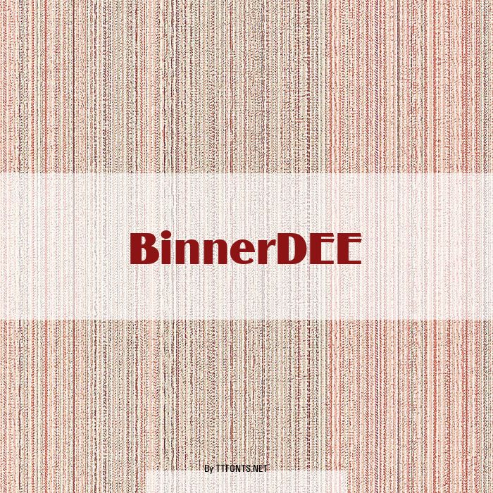 BinnerDEE example