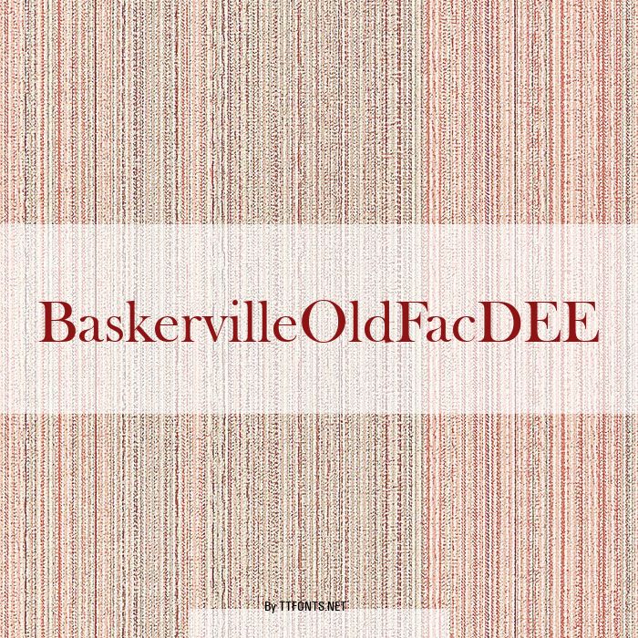 BaskervilleOldFacDEE example