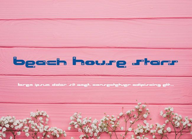 Beach House Stars example