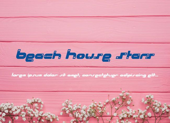 Beach House Stars example