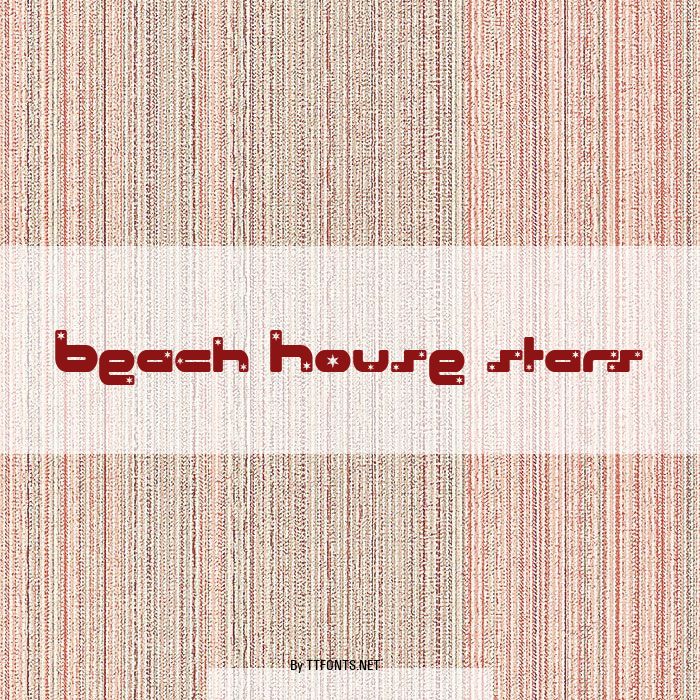 Beach House stars example
