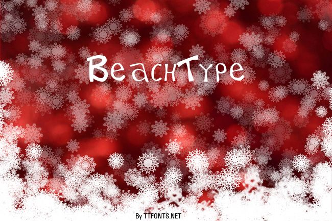 BeachType example