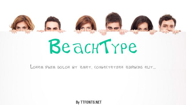 BeachType example