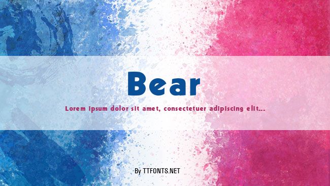 Bear example