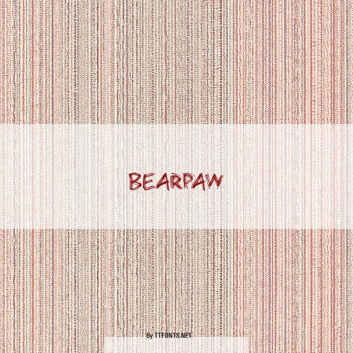 Bearpaw example