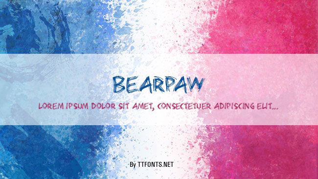 Bearpaw example