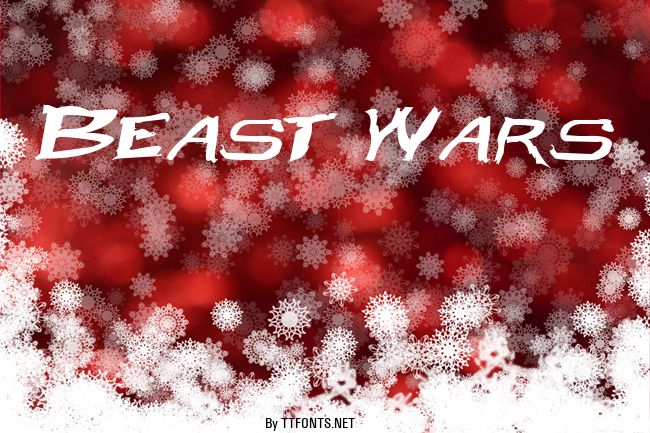 Beast Wars example